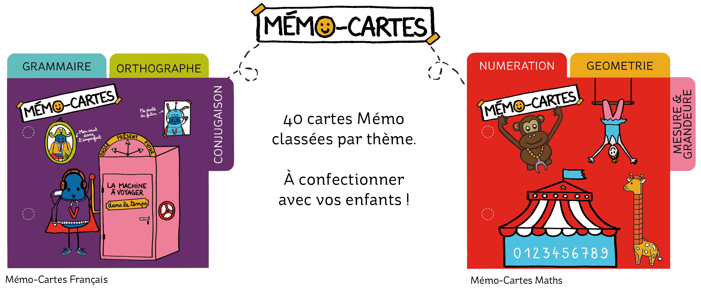 Mémo cartes maths et francais