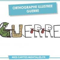 Orthographe illustrée Guerre