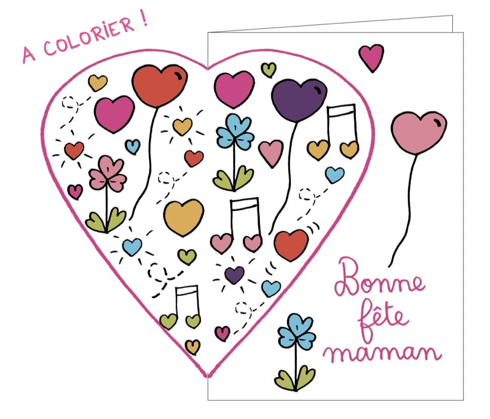 DIY : Carte Bonne fête maman à confectionner - Mes cartes mentales