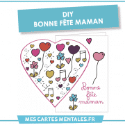 DIY Carte bonne fete maman