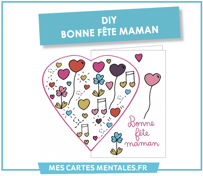 DIY Carte bonne fete maman