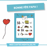 Carte Bonne fête papa