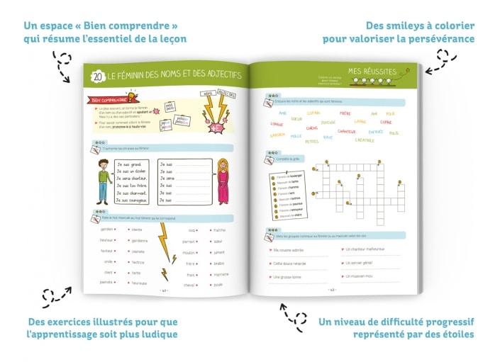 100 exercices de français ludiques et joyeux