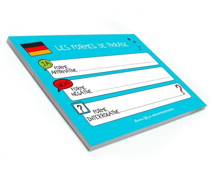Bloc-notes forme allemand Bloc-notes forme allemand