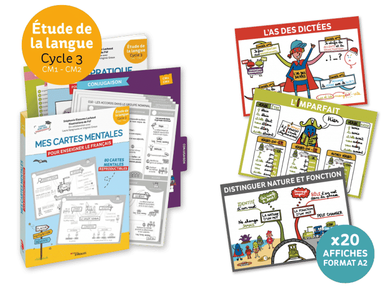 Carte mentale : affichages maths pour la classe - cycle 3 (CM1, CM2)