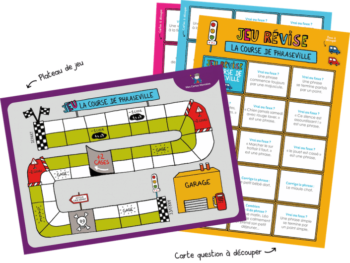 Jeu révise - la course de Phraseville