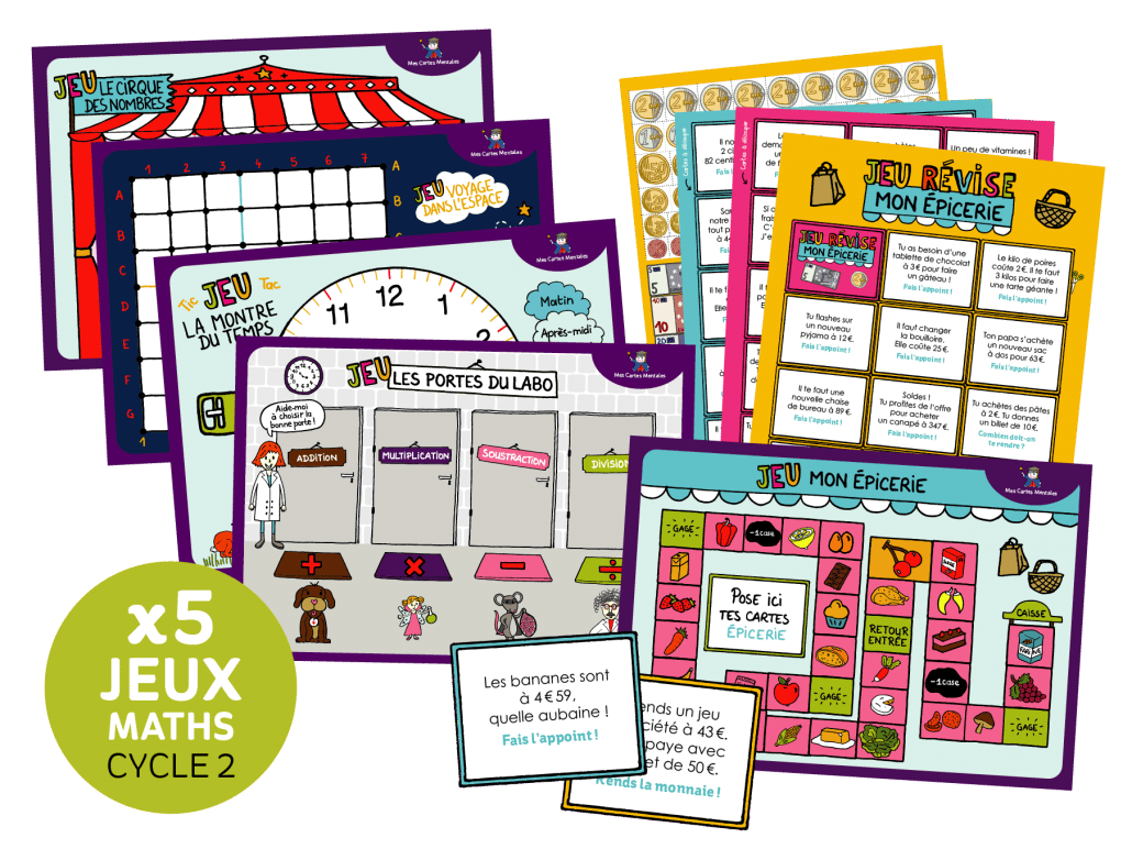 Atelier maths <100 - Atelier 11 : Jeu de plateau - Ressource