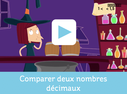 Comparer deux nombres decimaux