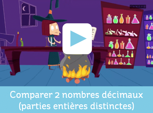 Comparer-nombres decimaux-parties-entieres-distinctes