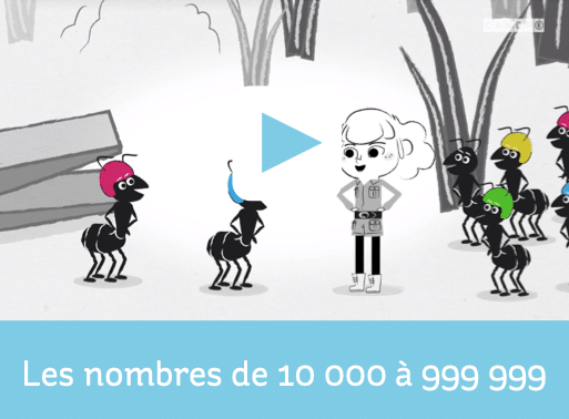 Les nombres de 10 000 a 999 999