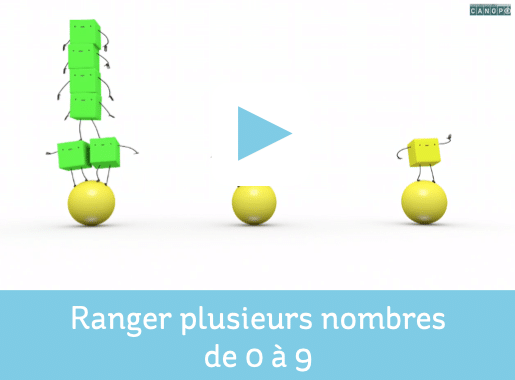 Ranger plusieurs nombres de 0 a 9