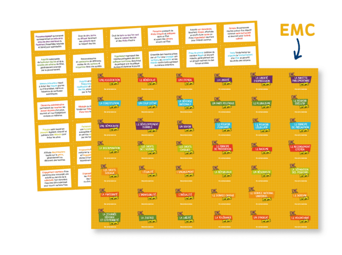Flashcards EMC (enseignement moral et civique) pour réviser son brevet et préparer l'épreuve d'histoire-géo EMC