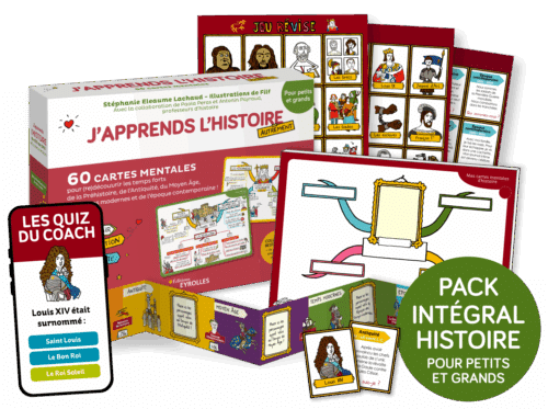 Pack-integral-histoire_vignette Pack cartes mentales histoire primaire - coffret J'apprends l'histoire autrement