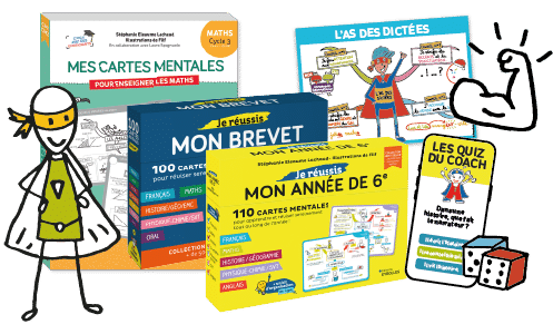 Collection mes cartes mentales du CE1 au bac