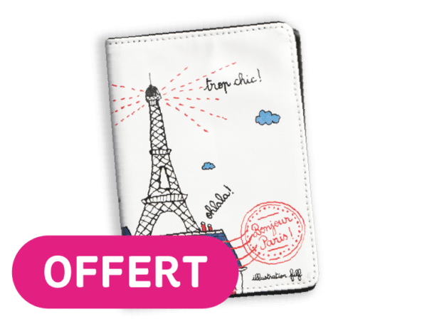 Un étui à passeport offert