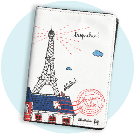 Etui passeport Paris