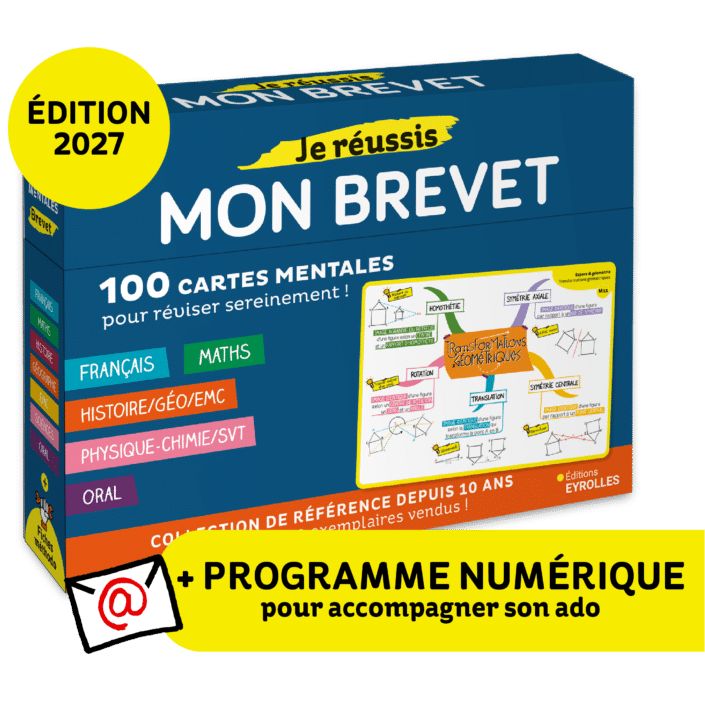 Coffret de cartes mentales brevet 2027