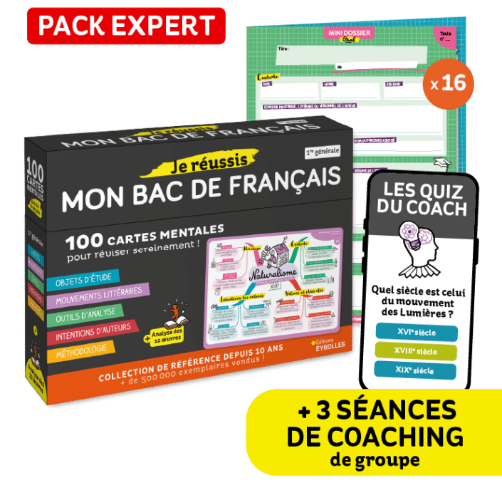 Pack-expert-bacdefrancais-vignettehaute Pack expert fiches de révision bac de français