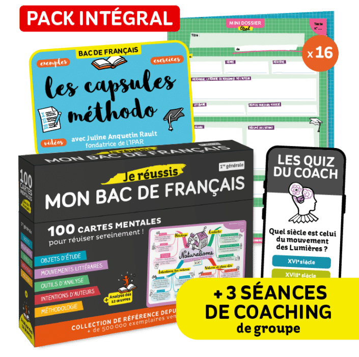 Pack-integral-bacdefrancais-vignettehaute Pack intégral fiches de révision bac de français