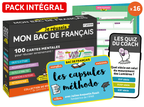 Pack-integral-coffret-fiches-de révision bac-de-francais