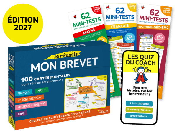 Pack révision Coffret de cartes mentales brevet 2027